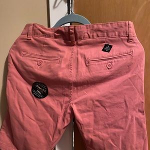 Aeropostale Men Red Cargo Shorts W 31